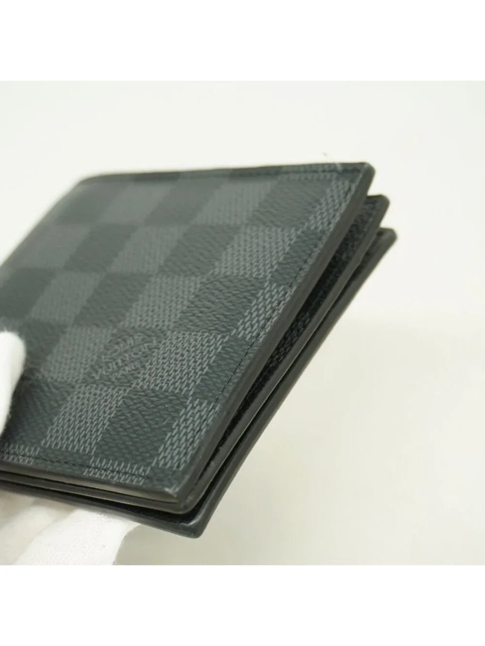 Louis Vuitton Wallet Damier Graphite Portefeuille Amerigo NM Black Gray